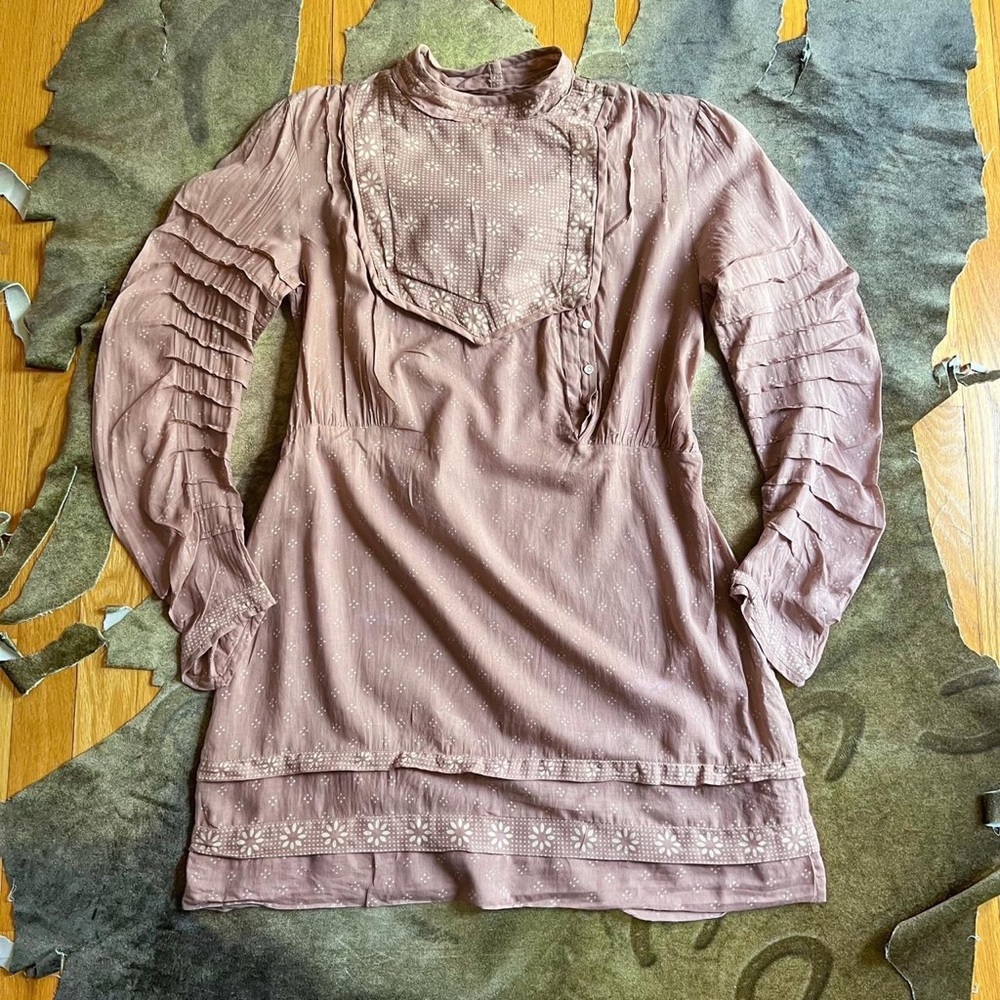 Doen Wildeve Mauve Dress In Macaroon Sz medium